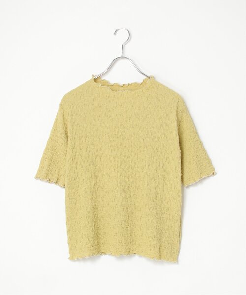 LBC(エルビーシー)の「ラッセルポコポコ半袖Tシャツ(Tシャツ/カットソー・レディース・ライム/チャコール/オフホワイト/ブルー・M)」の12枚目の写真