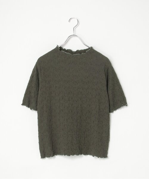 LBC(エルビーシー)の「ラッセルポコポコ半袖Tシャツ(Tシャツ/カットソー・レディース・ライム/チャコール/オフホワイト/ブルー・M)」の8枚目の写真