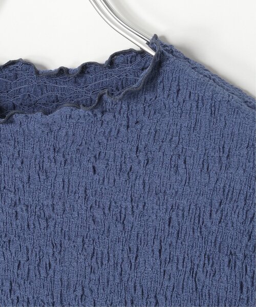 LBC(エルビーシー)の「ラッセルポコポコ半袖Tシャツ(Tシャツ/カットソー・レディース・ライム/チャコール/オフホワイト/ブルー・M)」の5枚目の写真