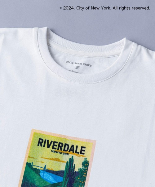 NANO universe（ナノユニバース）の「GOOD ROCK SPEED×Anti Soaked(R)  汗染み防止 「NEW YORK CITY」② クルーネックビッグTシャツ（Tシャツ/カットソー・メンズ・ホワイト・M/L/S）」の12枚目の写真