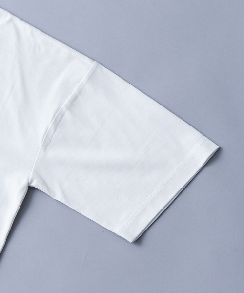 NANO universe（ナノユニバース）の「GOOD ROCK SPEED×Anti Soaked(R)  汗染み防止 「NEW YORK CITY」② クルーネックビッグTシャツ（Tシャツ/カットソー・メンズ・ホワイト・M/L/S）」の14枚目の写真