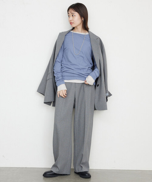 【セール】レイヤードスタイルセットロンTEE（Tシャツ/カットソー）｜SLOBE IENA（スローブイエナ）