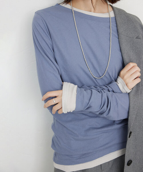 【セール】レイヤードスタイルセットロンTEE（Tシャツ/カットソー）｜SLOBE IENA（スローブイエナ）