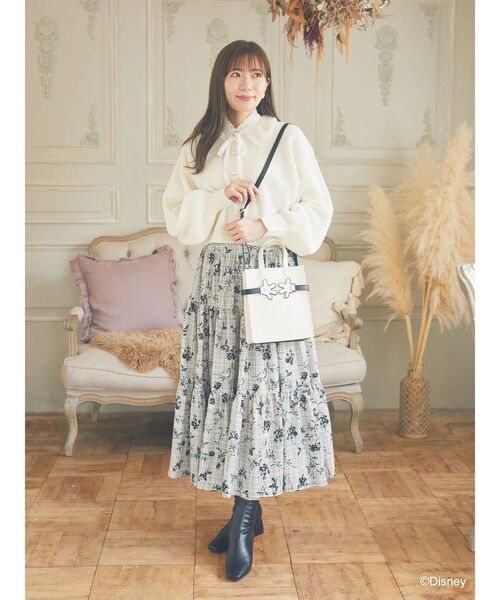 Disney(ディズニー)の「ミッキー/ショルダーバッグ(ショルダーバッグ・レディース・ブラック/オフホワイト・FREE)」の18枚目の写真