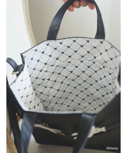 Disney(ディズニー)の「ミッキー/ショルダーバッグ(ショルダーバッグ・レディース・ブラック/オフホワイト・FREE)」の15枚目の写真