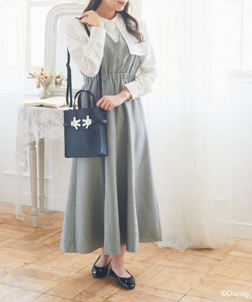 Disney(ディズニー)の「ミッキー/ショルダーバッグ(ショルダーバッグ・レディース・ブラック/オフホワイト・FREE)」の8枚目の写真