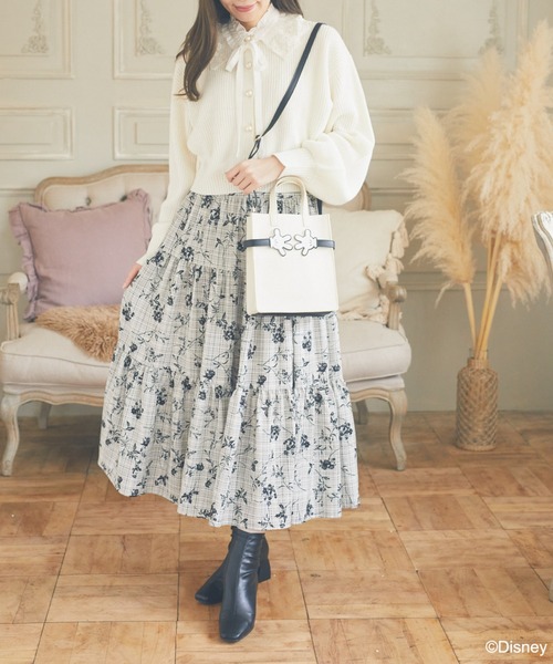 Disney(ディズニー)の「ミッキー/ショルダーバッグ(ショルダーバッグ・レディース・ブラック/オフホワイト・FREE)」の10枚目の写真