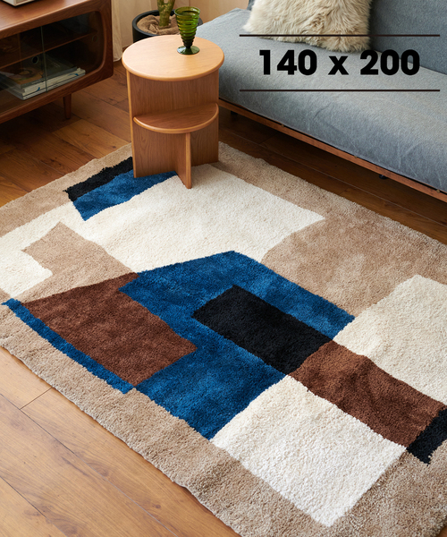GEOMETRIC RUG 140×200 ジオメトリックラグ（ラグ/マット）｜journal standard Furniture （ジャーナルスタンダードファニチャー）