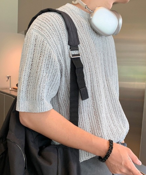 B.R.U（ブル）の「ニットトップス（Tシャツ/カットソー・メンズ・ブラック/グレー・FREE）」の17枚目の写真
