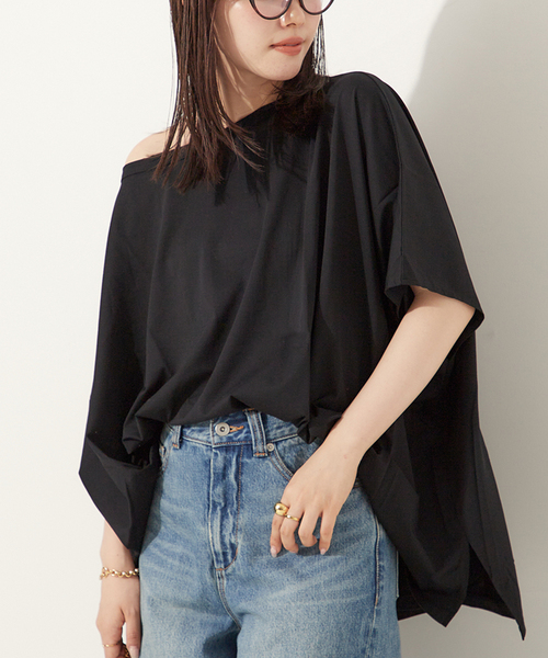 plage（プラージュ）の「Super high guage poncho Tシャツ（T