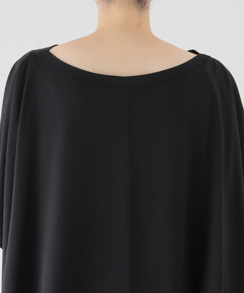 Plage◆Super high guage poncho T/半袖カットソー/BLK/24-070-922-7390-2-0 Plage(プラージュ) / Super high guage poncho T/半袖カットソー