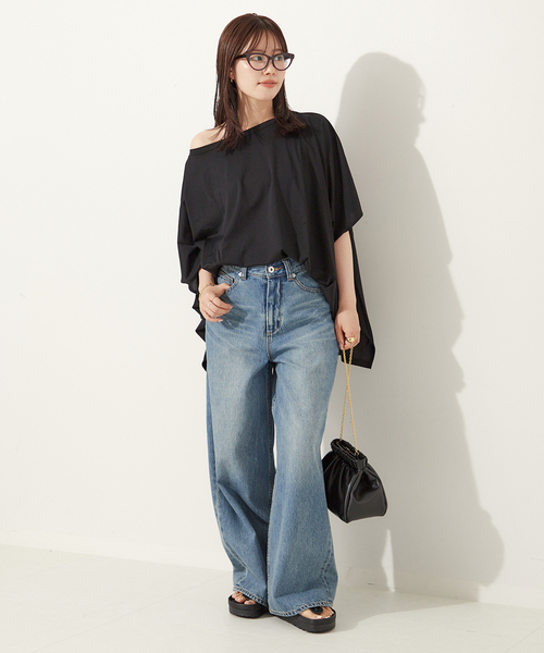 plage（プラージュ）の「Super high guage poncho Tシャツ（T