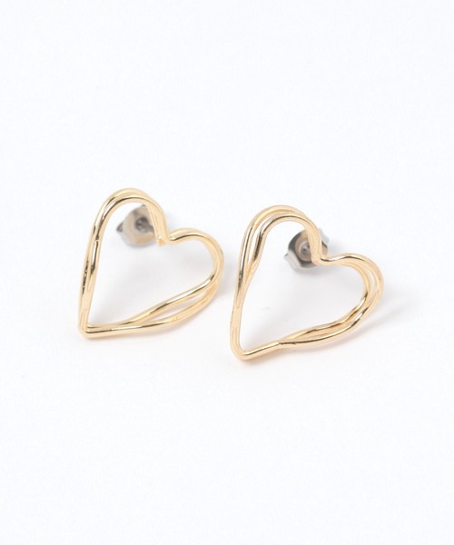 LAKOLE(ラコレ)の「華奢ハートピアス / 134179(ピアス(両耳用)・レディース・その他1/その他2・FREE)」の2枚目の写真