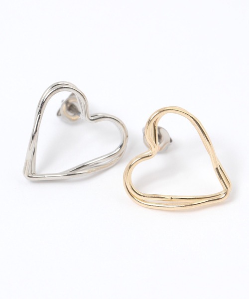 LAKOLE(ラコレ)の「華奢ハートピアス / 134179(ピアス(両耳用)・レディース・その他1/その他2・FREE)」の4枚目の写真