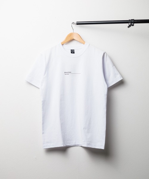 B.I.D.(ビーアイディー)の「《ミドルウェイト》PTショートスリーブ コットンTシャツ(Tシャツ/カットソー・メンズ・ホワイト/ブルー系/ブラック・MEDIUM/LARGE)」の1枚目の写真
