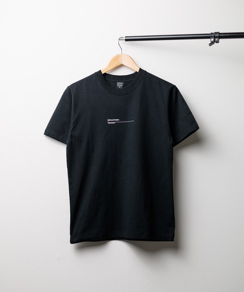 B.I.D.(ビーアイディー)の「《ミドルウェイト》PTショートスリーブ コットンTシャツ(Tシャツ/カットソー・メンズ・ホワイト/ブルー系/ブラック・MEDIUM/LARGE)」の2枚目の写真