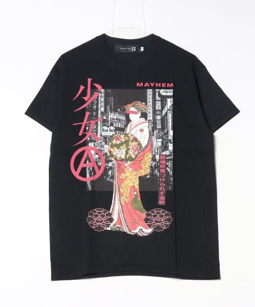 SAMURAI CORE(サムライコア)の「【SAMURAI CORE x MAYHEM】Graphic Design T(Tシャツ/カットソー・メンズ・ホワイト/ブラック・LARGE/MEDIUM)」の2枚目の写真