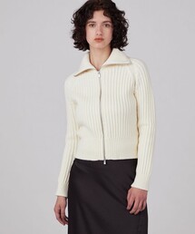 MACPHEE（マカフィー）の「ハイブリットコットン ジップブルゾン