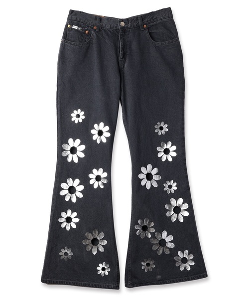 Jieda（ジエダ）の「HOLO MARKET EDWARD FLOWER（デニムパンツ・メンズ・ブラック・S/M/L）」の13枚目の写真