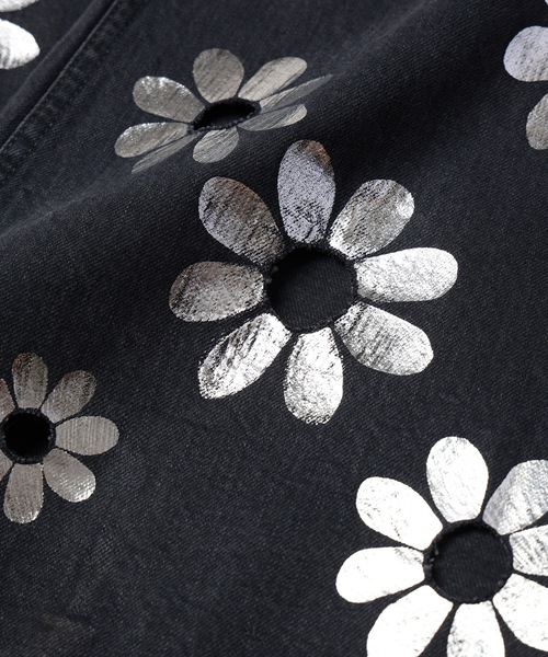 Jieda（ジエダ）の「HOLO MARKET EDWARD FLOWER（デニムパンツ・メンズ・ブラック・S/M/L）」の5枚目の写真