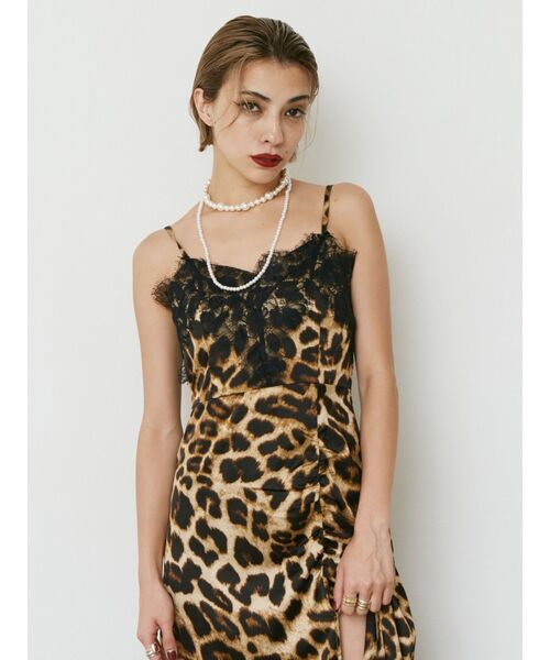 EVRIS(エヴリス)の「レースドッキングギャザーワンピース(ワンピース・レディース・ブラック/その他1/ネイビー・FREE)」の21枚目の写真