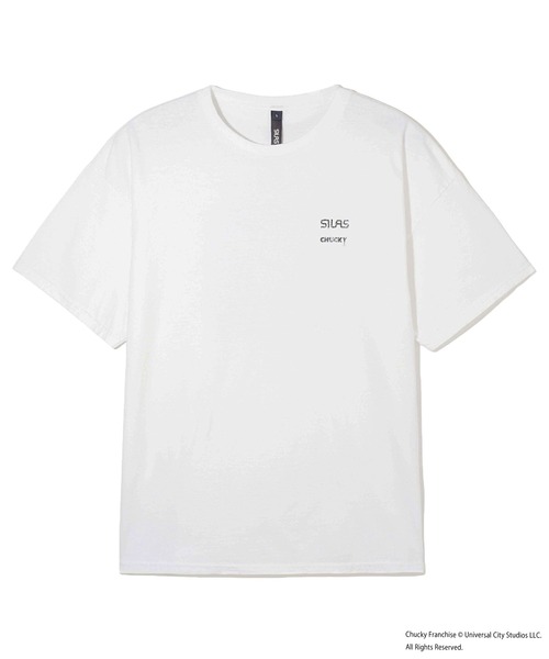 SILAS（サイラス）の「SILAS x CHUCKY LETS BE FRIENDS S/S TEE（Tシャツ/カットソー・メンズ・ホワイト/ブラック・M/L/XL）」の3枚目の写真