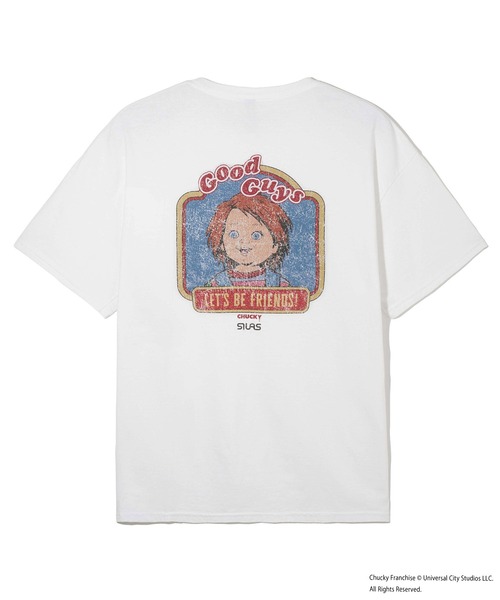 SILAS（サイラス）の「SILAS x CHUCKY LETS BE FRIENDS S/S TEE（Tシャツ/カットソー・メンズ・ホワイト/ブラック・M/L/XL）」の15枚目の写真