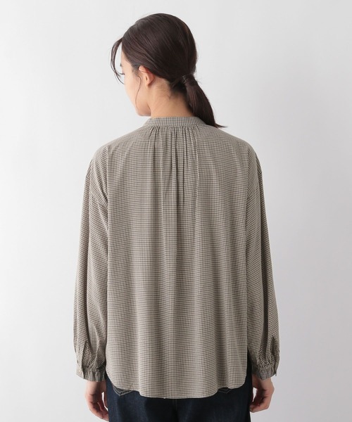 akiです✩.*˚ セール】さらさらリラックスプリントブラウス/115539（シャツ/ブラウス