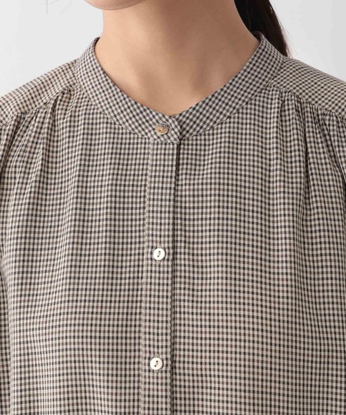 セール】さらさらリラックスプリントブラウス/115539（シャツ/ブラウス