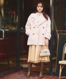 PROPORTION BODY DRESSING | ビックカラーハーフコート / 1214252001(ステンカラーコート)