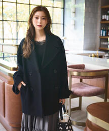 PROPORTION BODY DRESSING | ビックカラーハーフコート / 1214252001(ステンカラーコート)