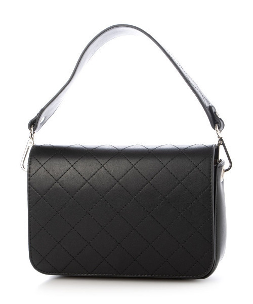 cache cache(カシュ カシュ)の「カシュカシュ cachecache / キルティングフラップ2WAYショルダーバッグ(ショルダーバッグ・レディース・ブラック/イエロー・FREE)」の1枚目の写真
