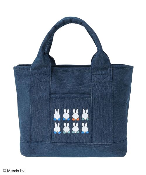 Miffy( ミッフィー)の「Miffy/仕切りつきトートBag(トートバッグ・レディース・ネイビー/サックスブルー・FREE)」の21枚目の写真