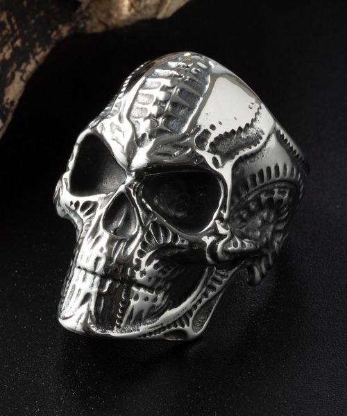 CALEE（キャリー）の「× D.O.D LUCKY SKULL RING ＜AMETHYST＞（リング