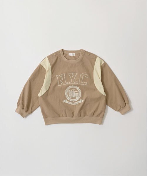 b・ROOM（ビールーム）の「【セットアップ可能】ナイロンプルオーバー（スウェット・キッズ・ダークグリーン/ブラック/ベージュ/エンジ・100cm/110cm/120cm/130cm/140cm/150cm）」の17枚目の写真