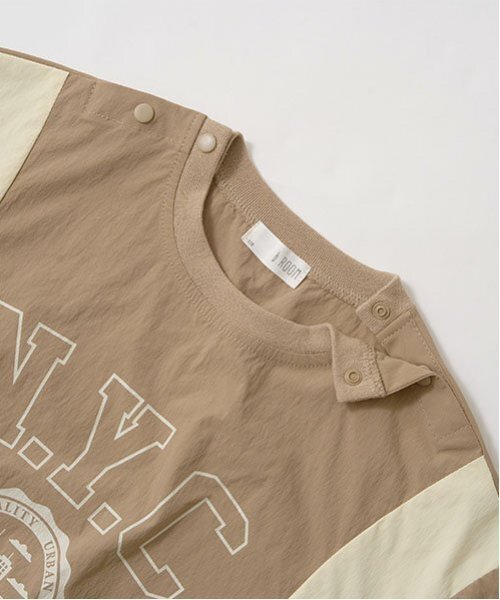 b・ROOM（ビールーム）の「【セットアップ可能】ナイロンプルオーバー（スウェット・キッズ・ダークグリーン/ブラック/ベージュ/エンジ・100cm/110cm/120cm/130cm/140cm/150cm）」の15枚目の写真