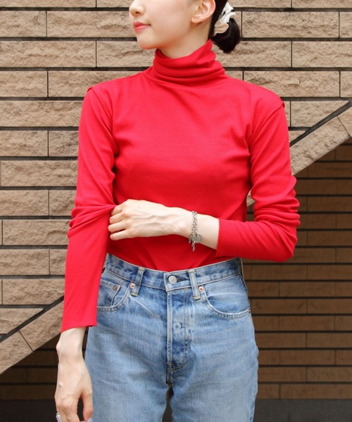 MEYAME   リブカットソー 楽天市場】リブカットソー トップス M/L カットソー プルオーバー
