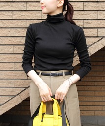 MEYAME/メヤメ ソフトリブタートルネック SOFT RIB TURTLENECK