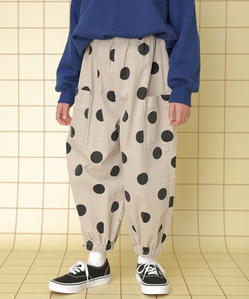 LEPSIM(レプシィム)の「【KIDS】コーデュロイバルーンパンツ 148854(その他パンツ・キッズ・グレイッシュベージュ/キャメル・120/140)」の2枚目の写真