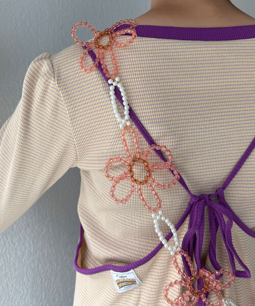 HELLO.SANFRANCISCO（ハローサンフランシスコ）の「【HELLO.SANFRANCISCO/ハローサンフランシスコ】BIGフラワービーズスマホショルダー（スマホグッズ・レディース・グリーン/ピンク/ホワイト・ONE SIZE）」の18枚目の写真