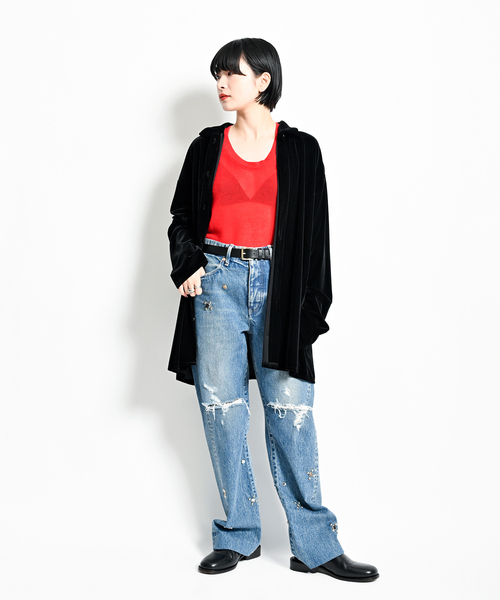 CITYSHOP（シティーショップ）の「VELVET OVER シャツ（シャツ