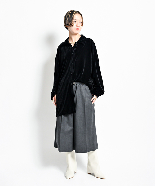 CITYSHOP（シティーショップ）の「VELVET OVER シャツ（シャツ