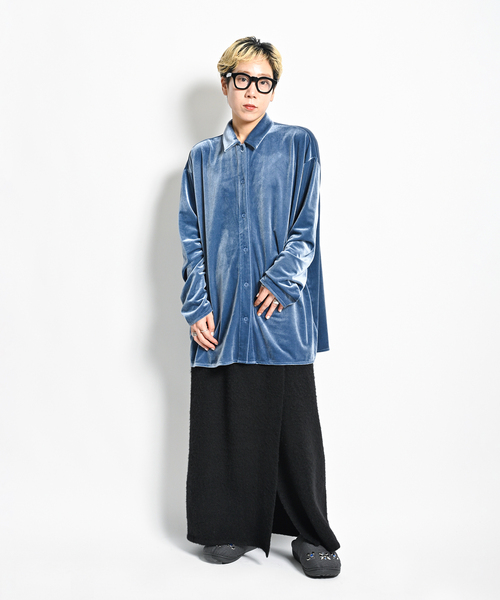 CITYSHOP（シティーショップ）の「VELVET OVER シャツ（シャツ