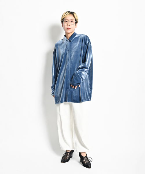 CITYSHOP（シティーショップ）の「VELVET OVER シャツ（シャツ