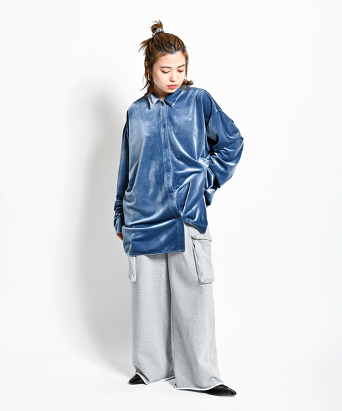 CITYSHOP（シティーショップ）の「VELVET OVER シャツ（シャツ