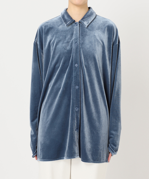 CITYSHOP - CITYSHOP VELVET OVER シャツ CITYSHOP（シティーショップ）の「VELVET OVER シャツ（シャツ