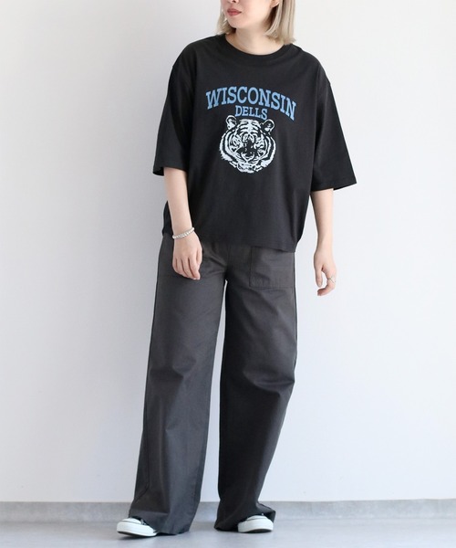 cepo（セポ）の「ワークイージーベイカーパンツ（チノパンツ・レディース・ブラウン/チャコール・S/M/L）」の14枚目の写真