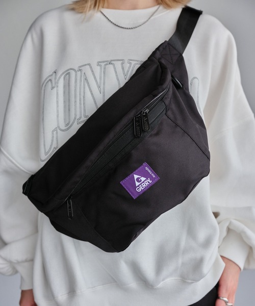 GERRY（ジェリー）の「【ユニセックス】GERRY E/F ウエストバッグ（ショルダーバッグ・メンズ・ブラック/カーキ/ベージュ/チャコールグレー・FREE）」の5枚目の写真