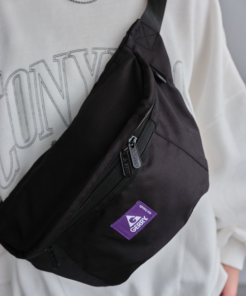 GERRY（ジェリー）の「【ユニセックス】GERRY E/F ウエストバッグ（ショルダーバッグ・メンズ・ブラック/カーキ/ベージュ/チャコールグレー・FREE）」の6枚目の写真