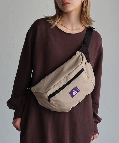 GERRY（ジェリー）の「【ユニセックス】GERRY E/F ウエストバッグ（ショルダーバッグ・メンズ・ブラック/カーキ/ベージュ/チャコールグレー・FREE）」の11枚目の写真